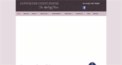 Desktop Screenshot of coynachieguesthouse.com